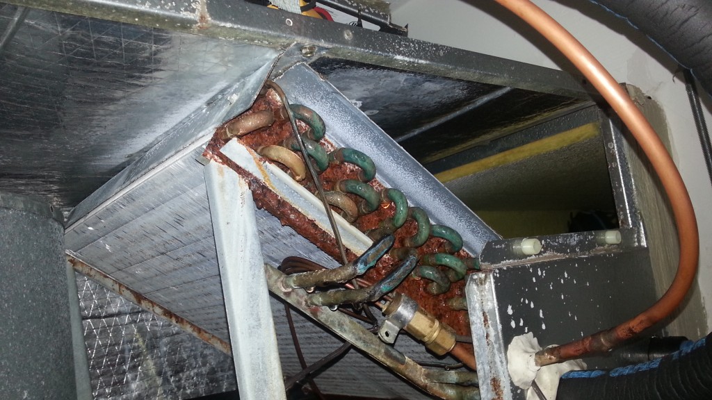 Old Air Handler with Corrosion