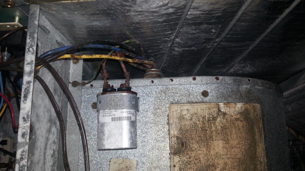 Old Air Handler Loaded with Mold